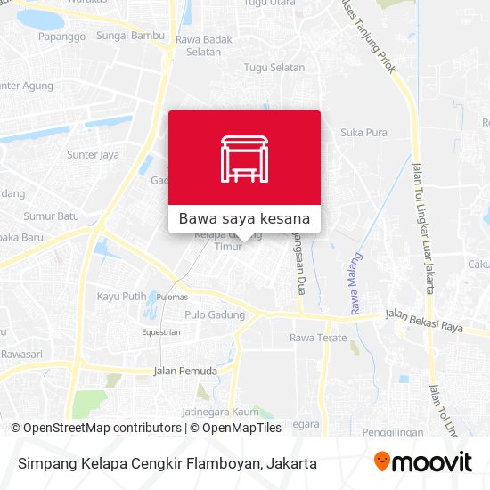 Peta Simpang Kelapa Cengkir Flamboyan