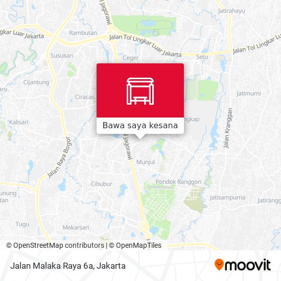 Peta Jalan Malaka Raya 6a