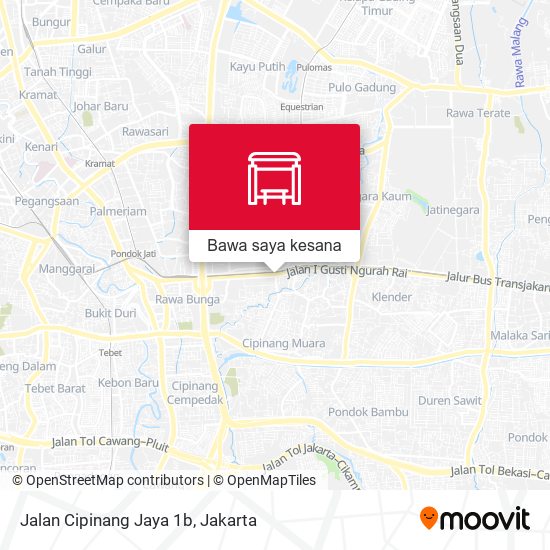 Peta Jalan Cipinang Jaya 1b