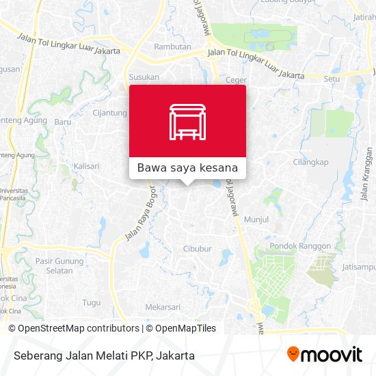 Peta Seberang Jalan Melati PKP
