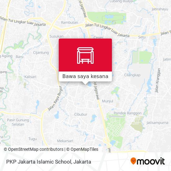 Peta PKP Jakarta Islamic School