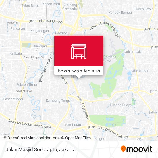 Peta Jalan Masjid Soeprapto