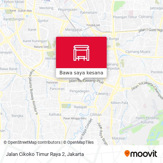 Peta Jalan Cikoko Timur Raya 2