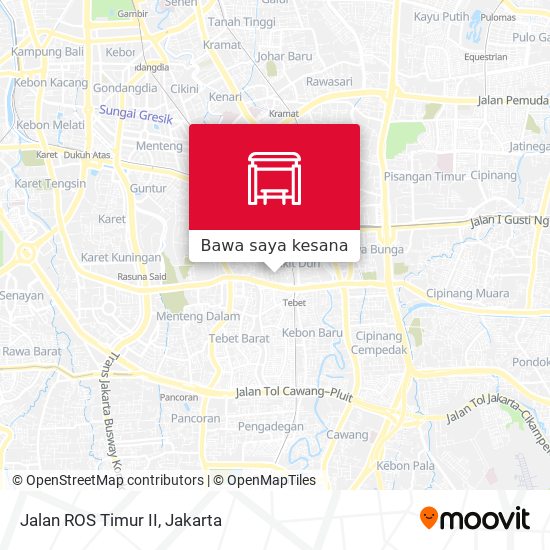 Peta Jalan ROS Timur II