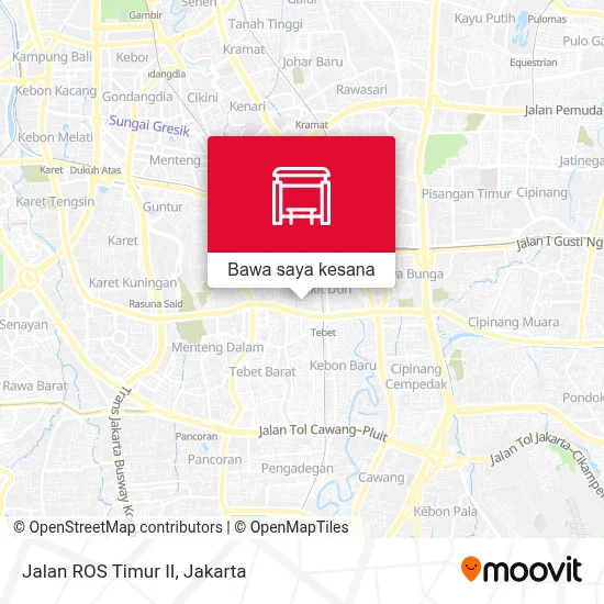 Peta Jalan ROS Timur II