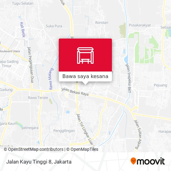 Peta Jalan Kayu Tinggi 8