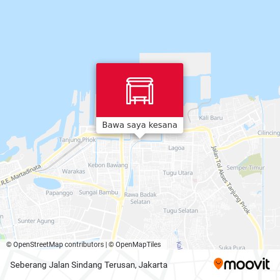 Peta Seberang Jalan Sindang Terusan