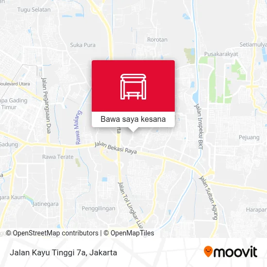 Perhentian Jalan Kayu Tinggi 7a - Rute, Jadwal, dan Tarif