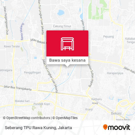 Peta Seberang TPU Rawa Kuning
