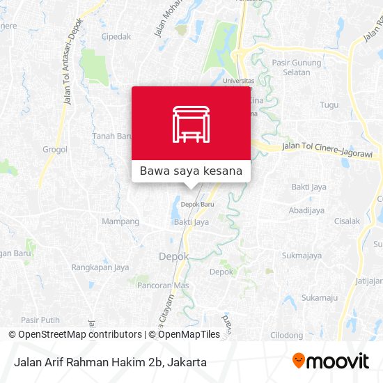 Peta Jalan Arif Rahman Hakim 2b