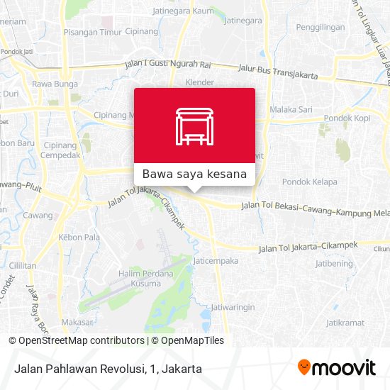 Peta Jalan Pahlawan Revolusi, 1
