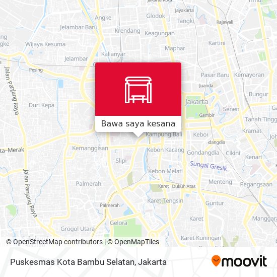 Peta Puskesmas Kota Bambu Selatan