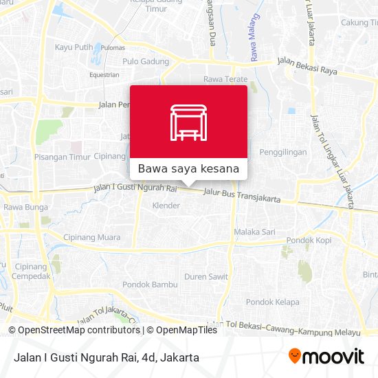 Peta Jalan I Gusti Ngurah Rai, 4d