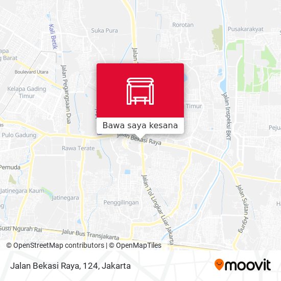 Peta Jalan Bekasi Raya, 124