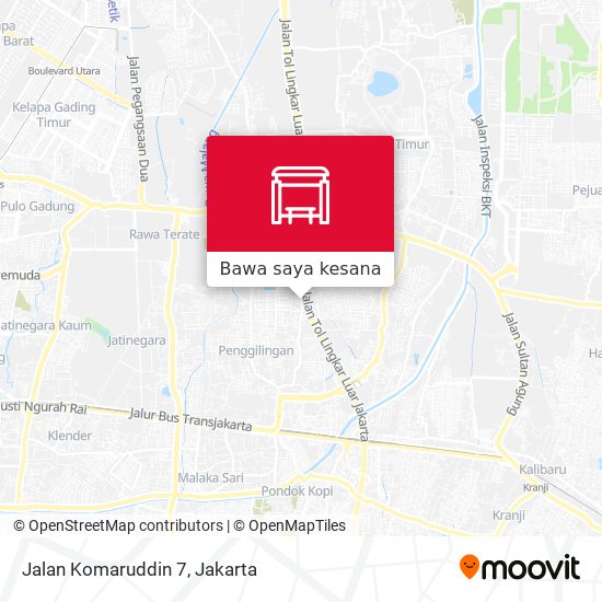 Peta Jalan Komaruddin 7