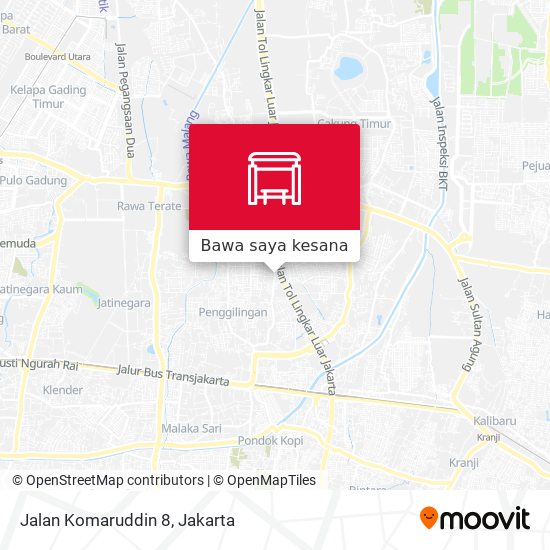 Peta Jalan Komaruddin 8