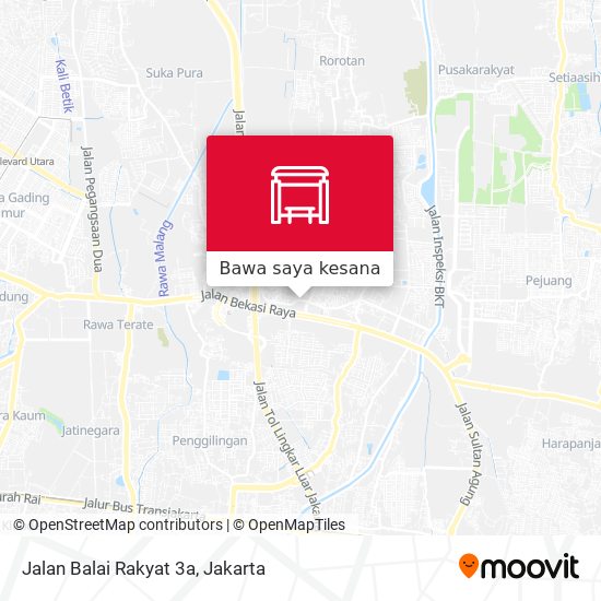 Peta Jalan Balai Rakyat 3a