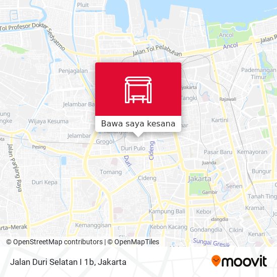 Peta Jalan Duri Selatan I 1b