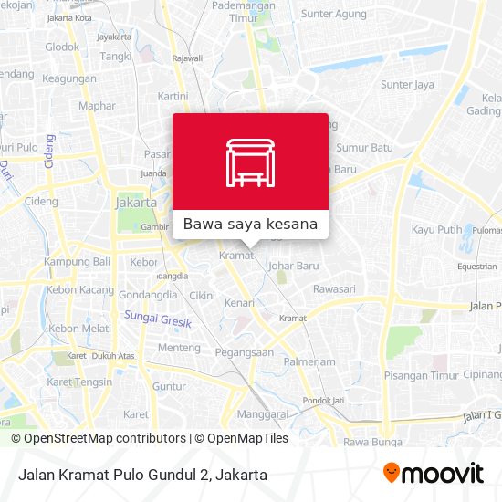 Peta Jalan Kramat Pulo Gundul 2