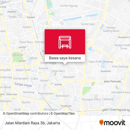 Peta Jalan Mardani Raya 3b