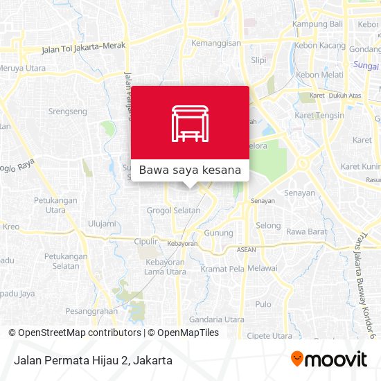 Peta Jalan Permata Hijau 2