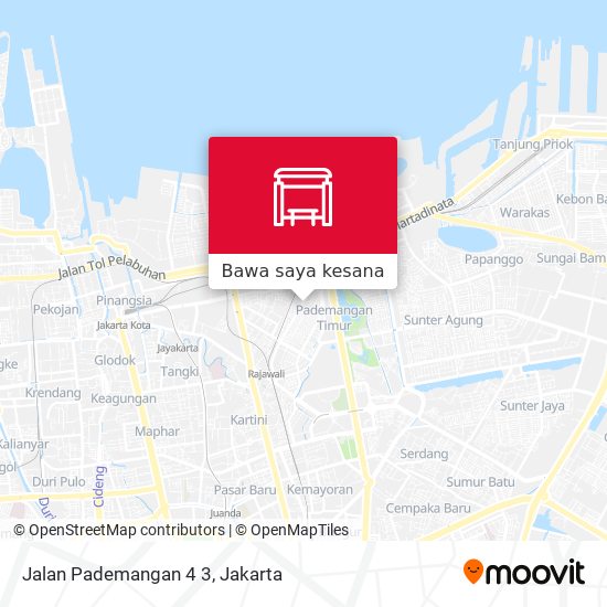 Peta Jalan Pademangan 4 3