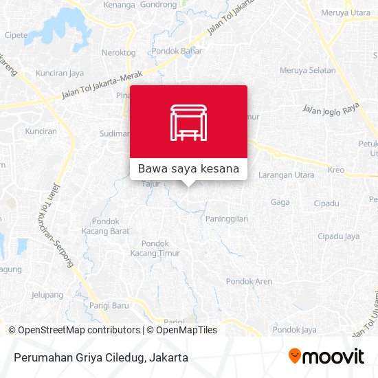 Peta Perumahan Griya Ciledug
