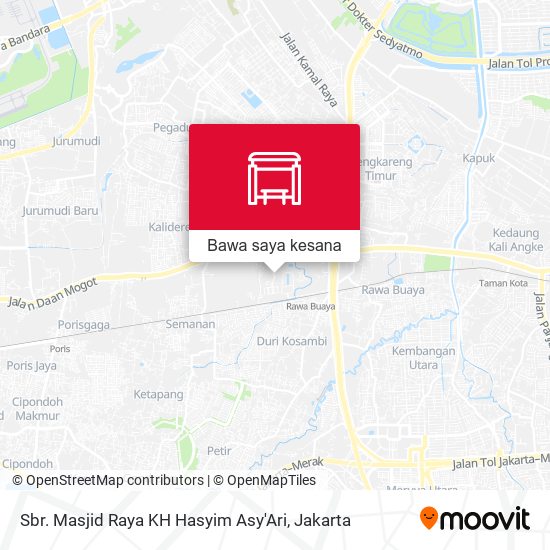 Peta Sbr. Masjid Raya KH Hasyim Asy'Ari