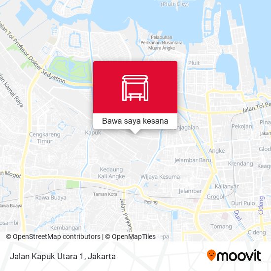 Peta Jalan Kapuk Utara 1