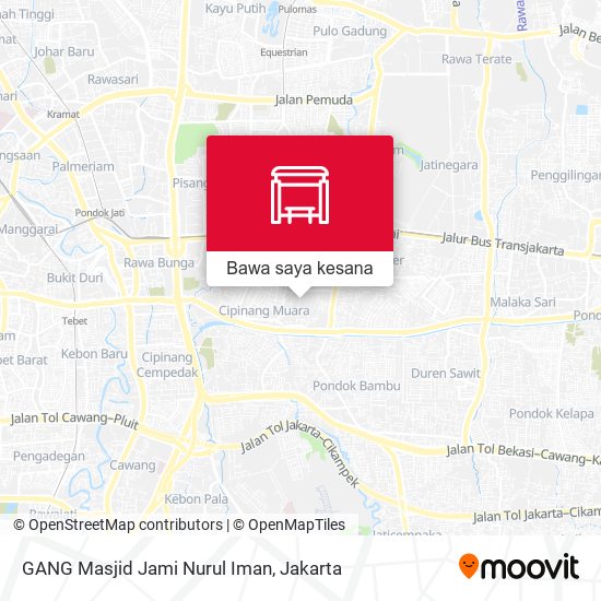 Peta GANG Masjid Jami Nurul Iman