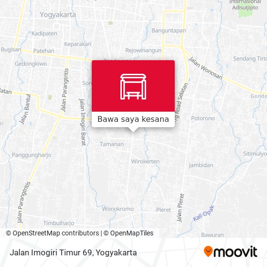 Peta Jalan Imogiri Timur 69