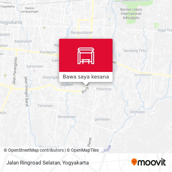 Peta Jalan Ringroad Selatan