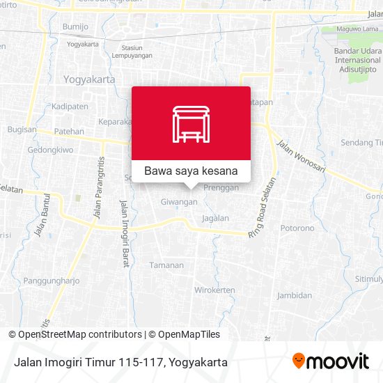 Peta Jalan Imogiri Timur 115-117