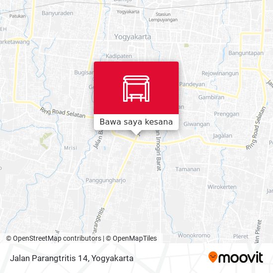 Peta Jalan Parangtritis 14