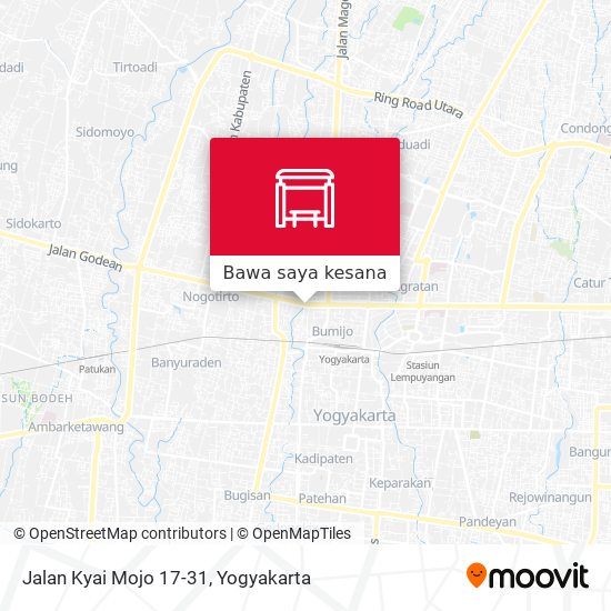 Peta Jalan Kyai Mojo 17-31
