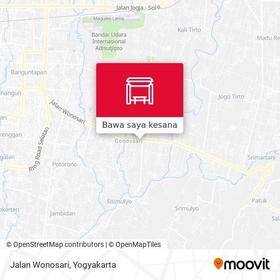 Peta Jalan Wonosari