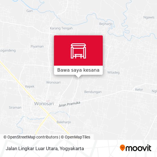 Peta Jalan Lingkar Luar Utara