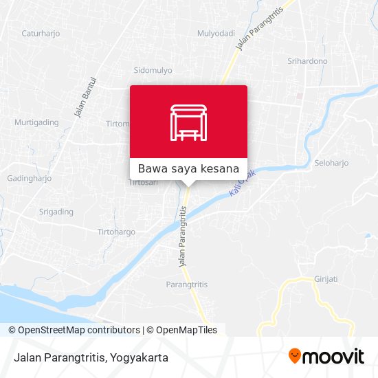 Peta Jalan Parangtritis