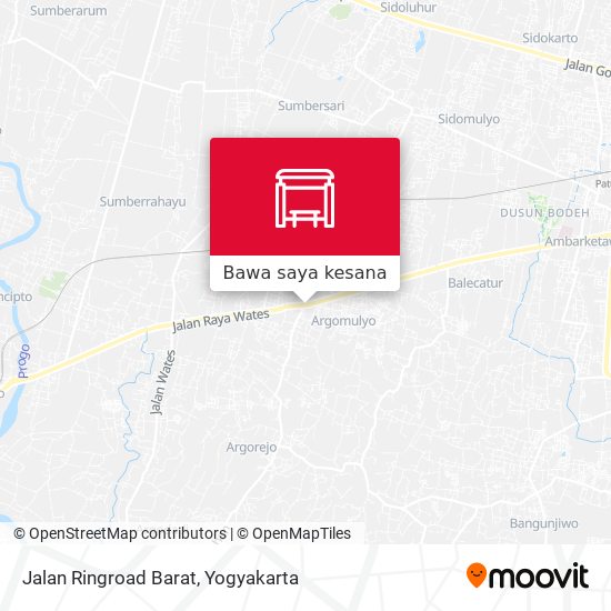 Peta Jalan Ringroad Barat