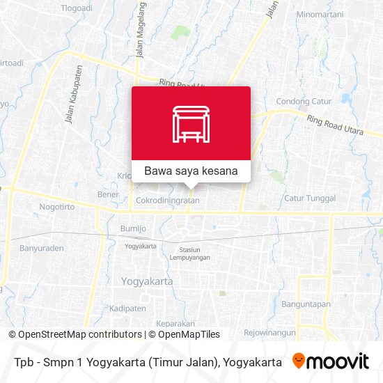 Peta Tpb - Smpn 1 Yogyakarta (Timur Jalan)
