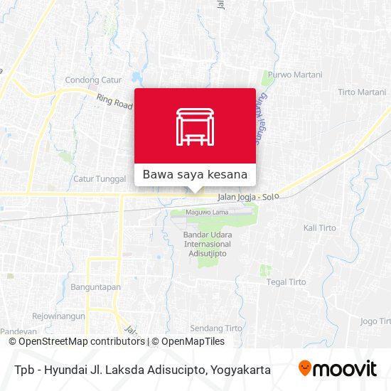 Peta Tpb - Hyundai Jl. Laksda Adisucipto
