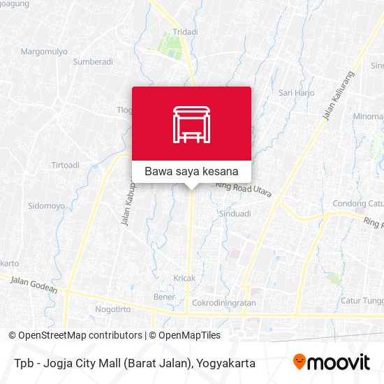 Peta Tpb - Jogja City Mall (Barat Jalan)