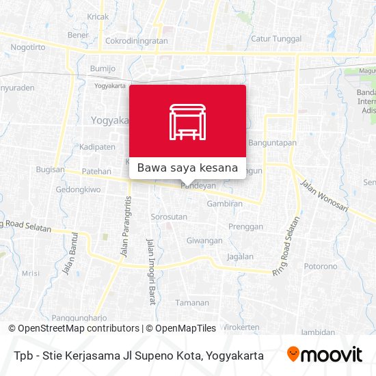 Peta Tpb - Stie Kerjasama Jl Supeno Kota