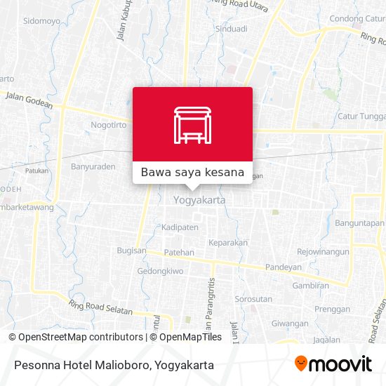 Peta Pesonna Hotel Malioboro
