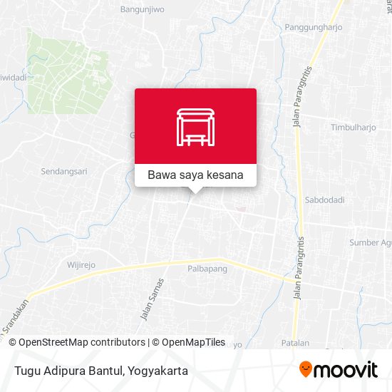 Peta Tugu Adipura Bantul