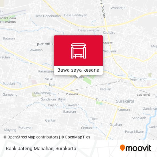Peta Bank Jateng Manahan