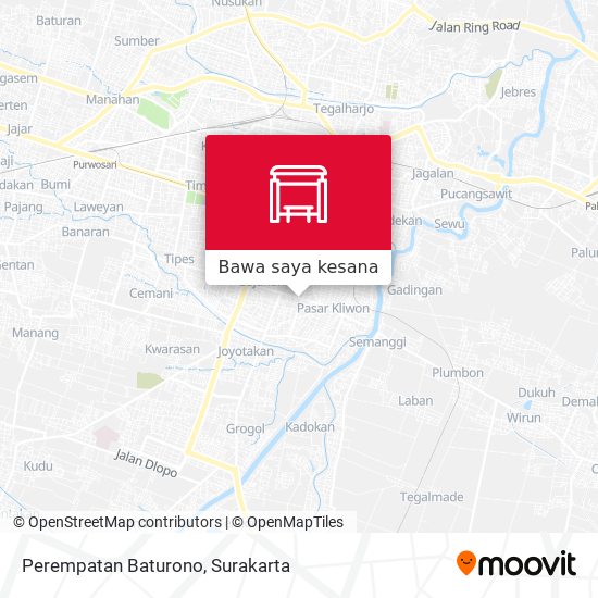 Peta Perempatan Baturono