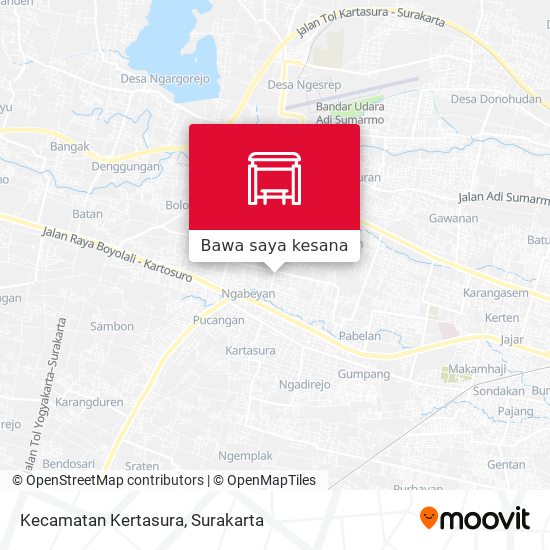 Peta Kecamatan Kertasura