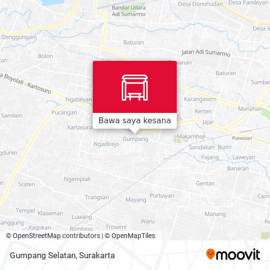 Peta Gumpang Selatan