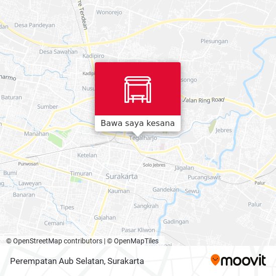 Peta Perempatan Aub Selatan
